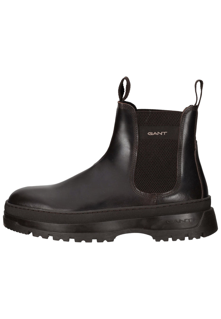 GANT Stiefelette Leder/Textil Dunkelbraun - surf4shoes
