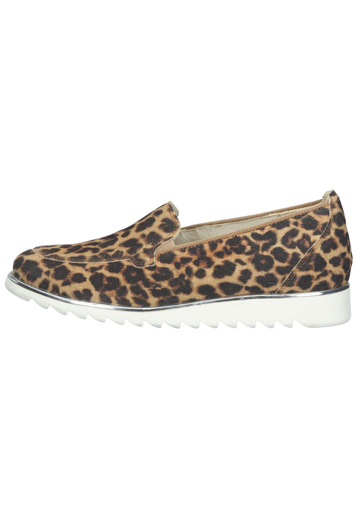 Waldläufer Slipper Leder Leopard - surf4shoes