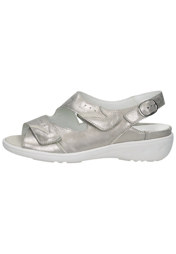 Waldläufer Sandalen Leder Hellgrau - surf4shoes
