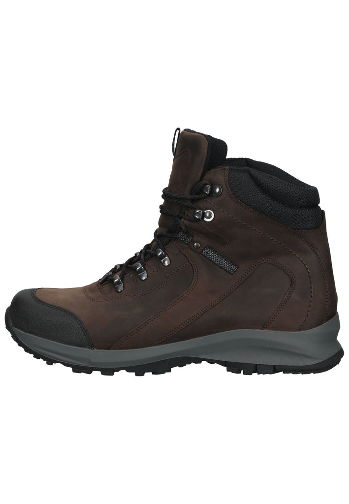 Waldläufer Wanderschuhe Leder/Textil Schwarz/Braun - surf4shoes