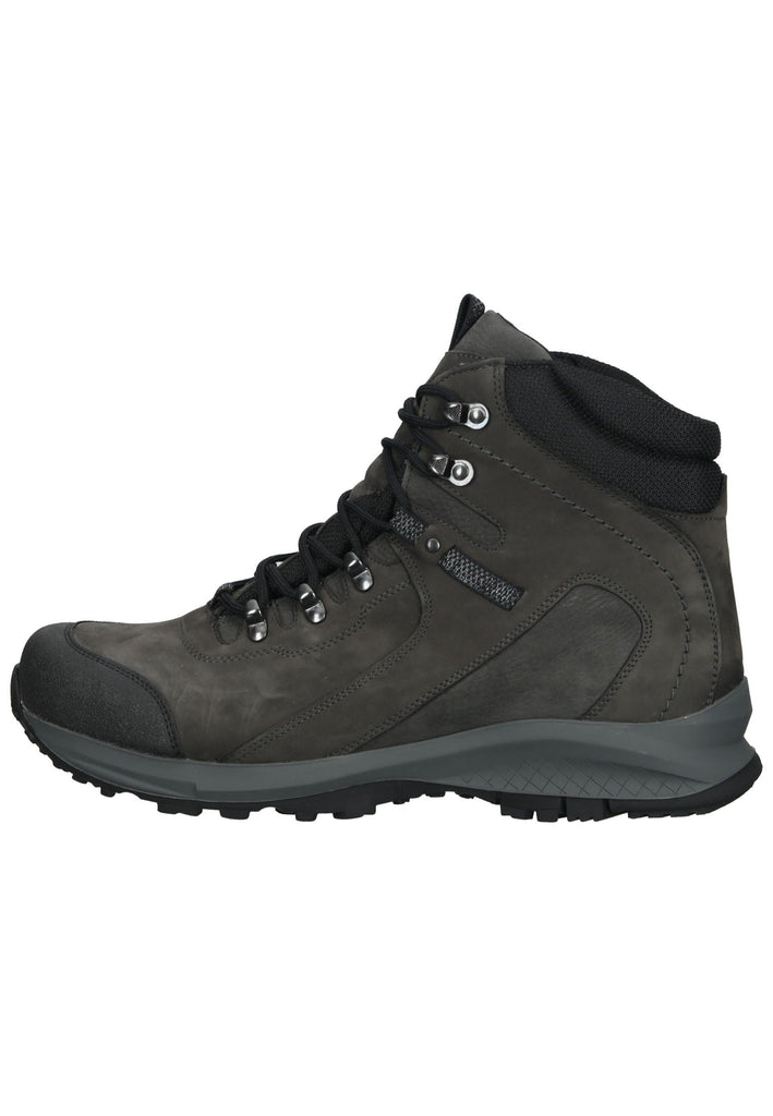 Waldläufer Wanderschuhe Leder/Textil Schwarz - surf4shoes