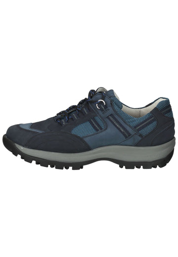 Waldläufer Wanderschuhe Leder/Textil Blau - surf4shoes