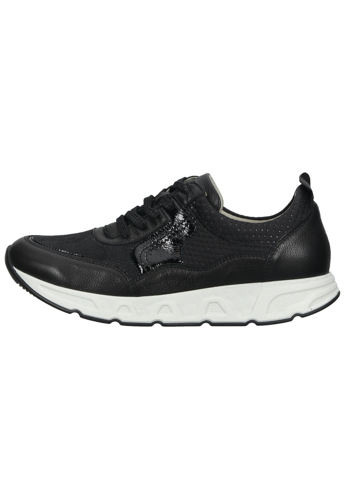 Waldläufer Sneaker Leder/Textil Schwarz - surf4shoes