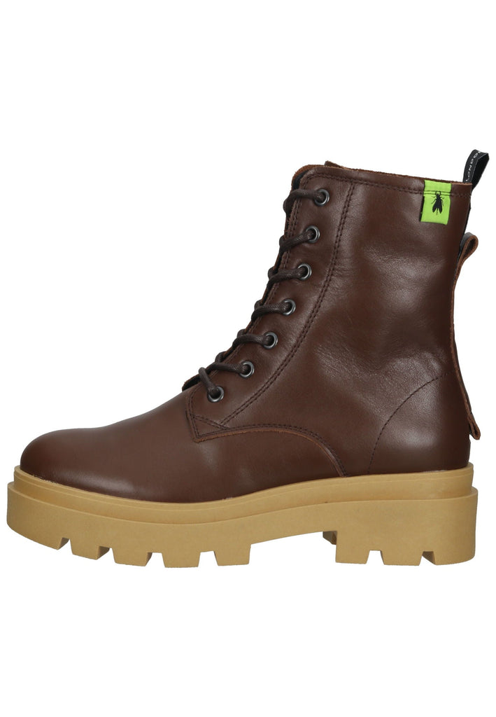 FLY London Stiefelette Leder Chocolate - surf4shoes
