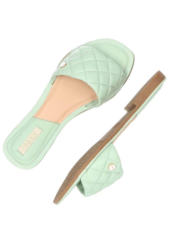 Mexx Pantoletten Leder mint - surf4shoes