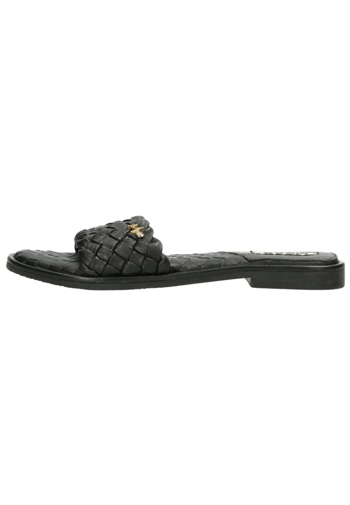 Mexx Pantoletten Leder Schwarz - surf4shoes