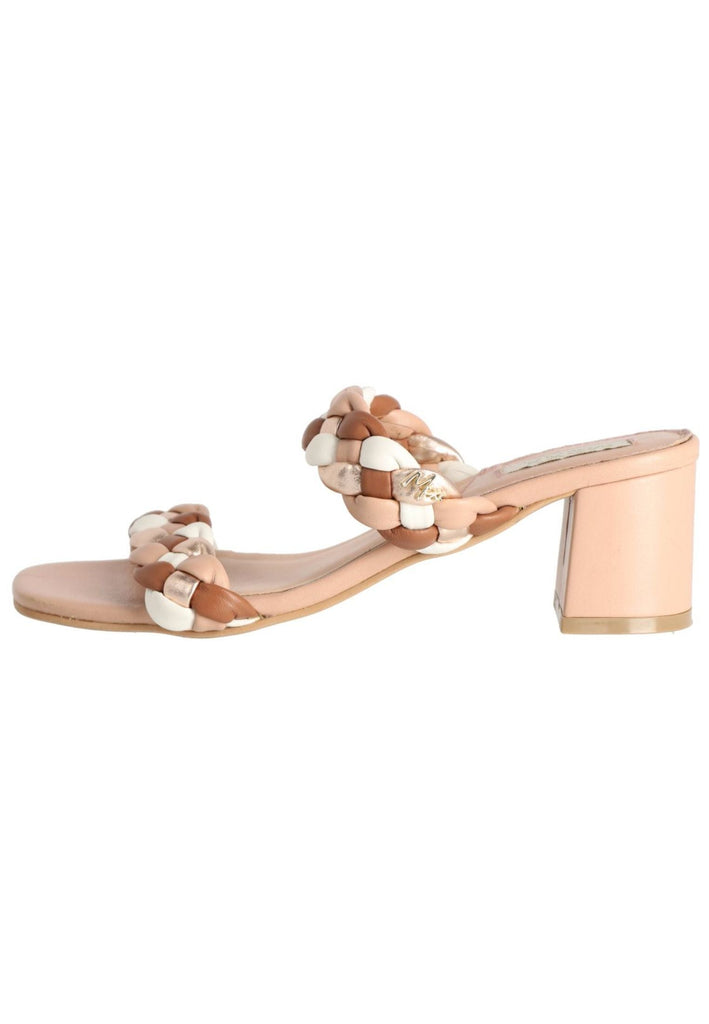 Mexx Pantoletten Leder Nude - surf4shoes