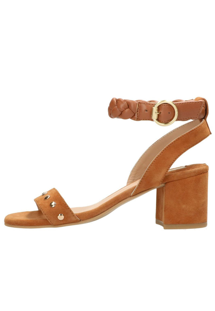 Mexx Sandalen Veloursleder Cognac - surf4shoes