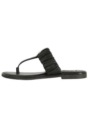 Mexx Zehensteg Leder Schwarz - surf4shoes