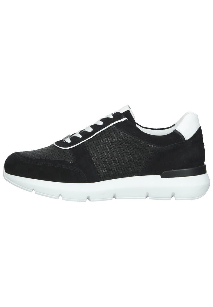 HASSIA Sneaker Leder/Textil Schwarz/Weiß - surf4shoes
