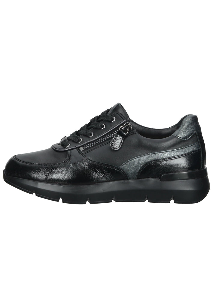 HASSIA Sneaker Leder Schwarz/Grau - surf4shoes