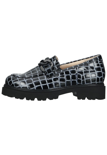 HASSIA Slipper Leder Schwarz - surf4shoes