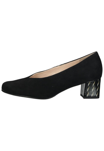 HASSIA Pumps Leder Schwarz/Braun - surf4shoes