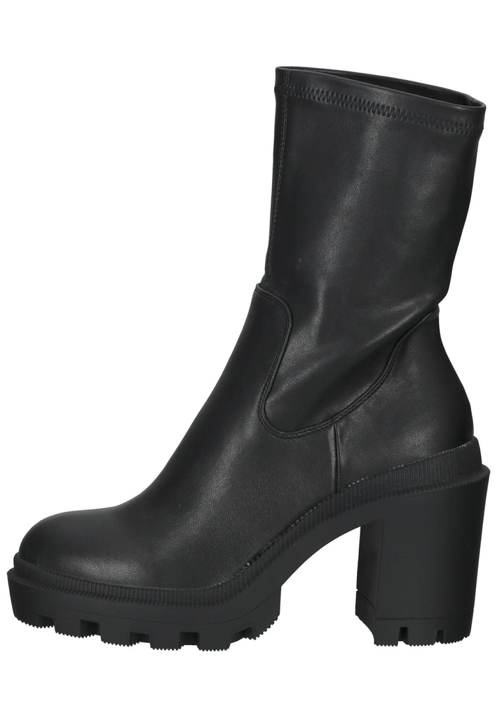 La Strada Stiefelette Lederimitat Schwarz - surf4shoes