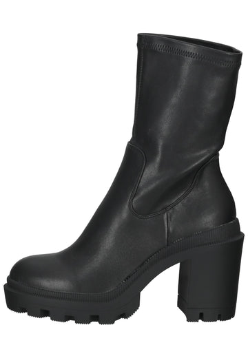 La Strada Stiefelette Lederimitat Schwarz - surf4shoes