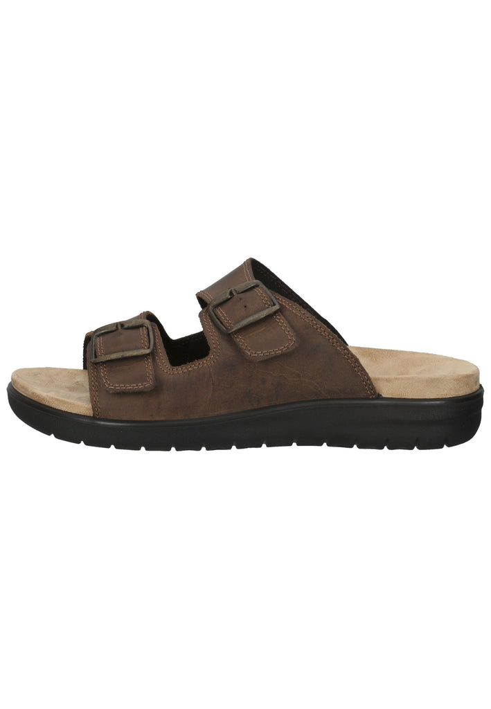 IMAC Pantoletten Leder Taupe - surf4shoes