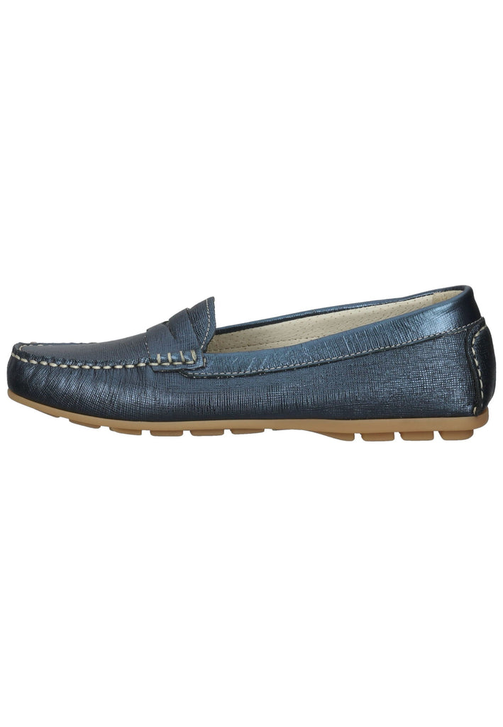 IMAC Slipper Leder Blau/Beige - surf4shoes