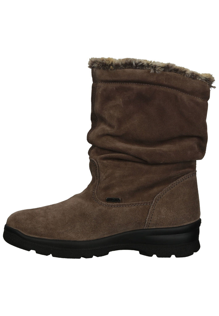 IMAC Stiefelette Veloursleder Taupe Warmfutter - surf4shoes