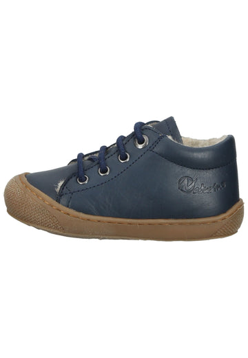 Naturino Halbschuhe Nappaleder Blau Warmfutter - surf4shoes