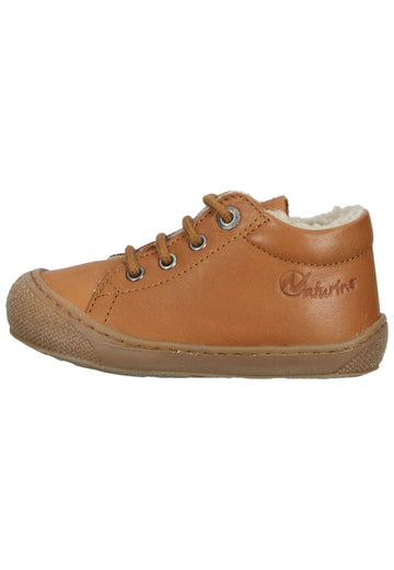 Naturino Halbschuhe Nappaleder Braun Warmfutter - surf4shoes