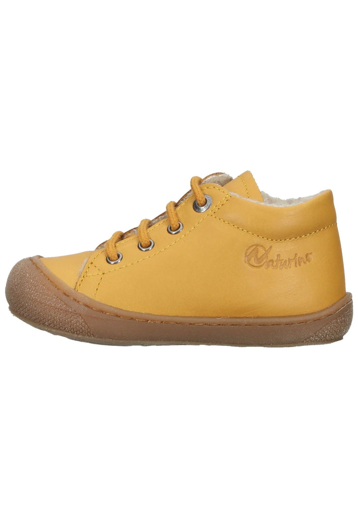 Naturino Halbschuhe Nappaleder Gelb Warmfutter - surf4shoes