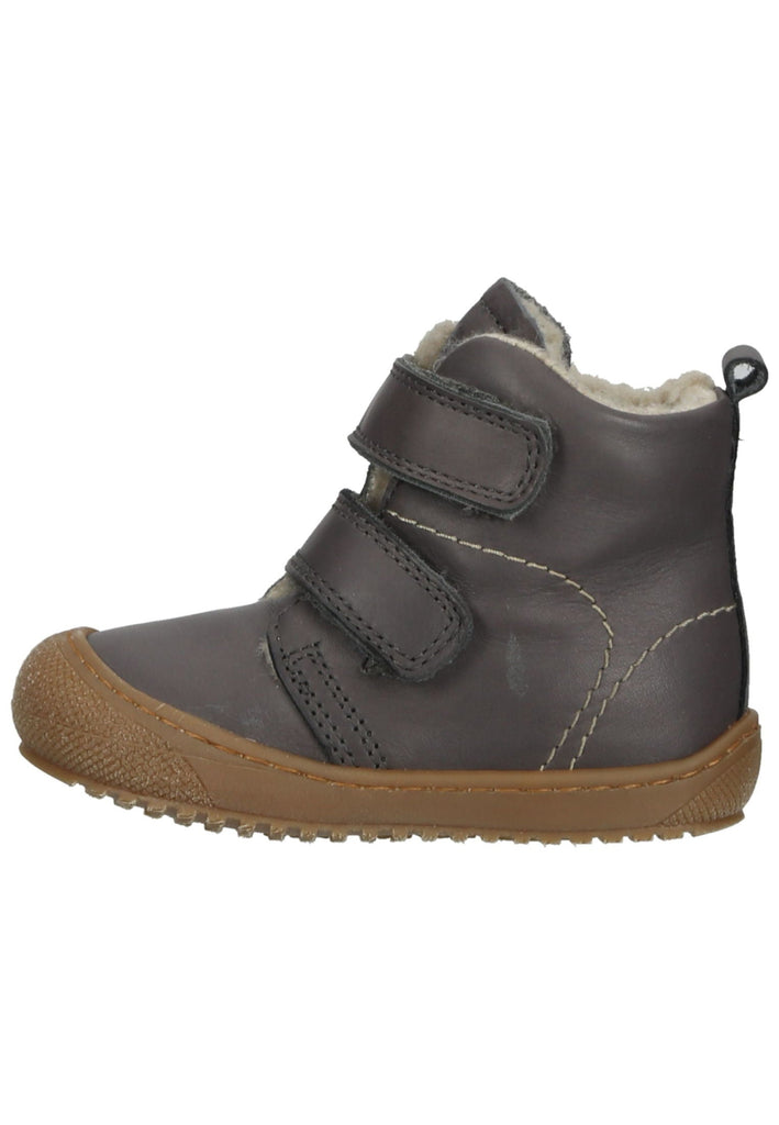 Naturino Sneaker Nappaleder Dunkelgrau Warmfutter - surf4shoes