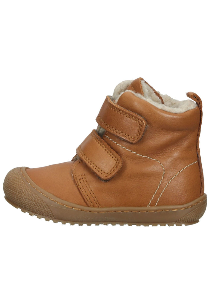 Naturino Sneaker Nappaleder Cognac Warmfutter - surf4shoes