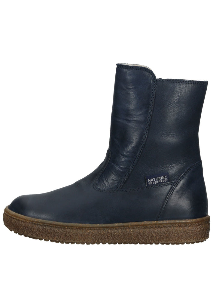 Naturino Stiefel Leder Blau Warmfutter - surf4shoes