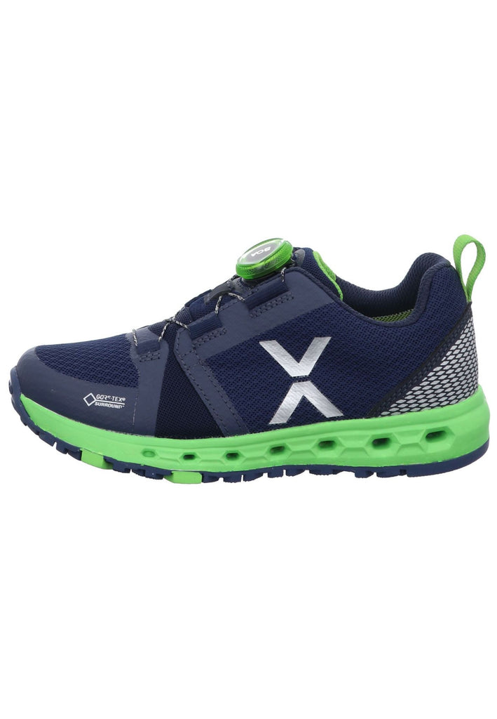 VADO Sneaker Textil Navy/Grün - surf4shoes