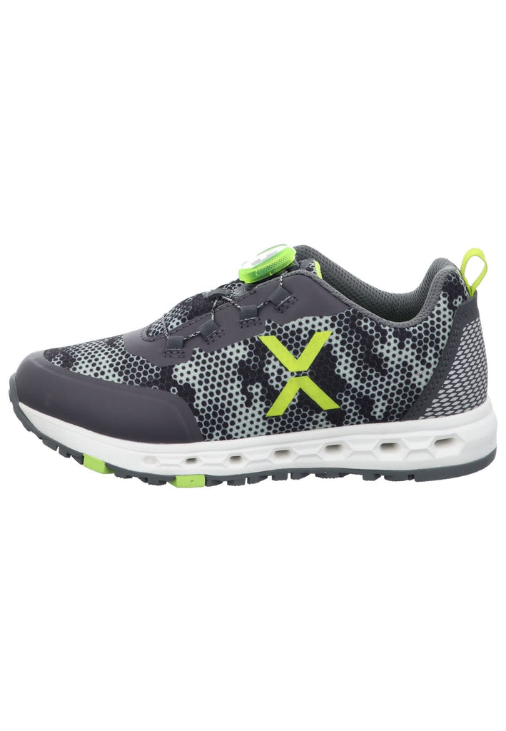 VADO Sneaker Lederimitat/Textil Grau/Multi - surf4shoes