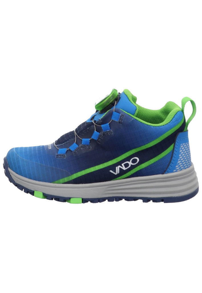 VADO Sneaker Lederimitat/Textil Blau - surf4shoes