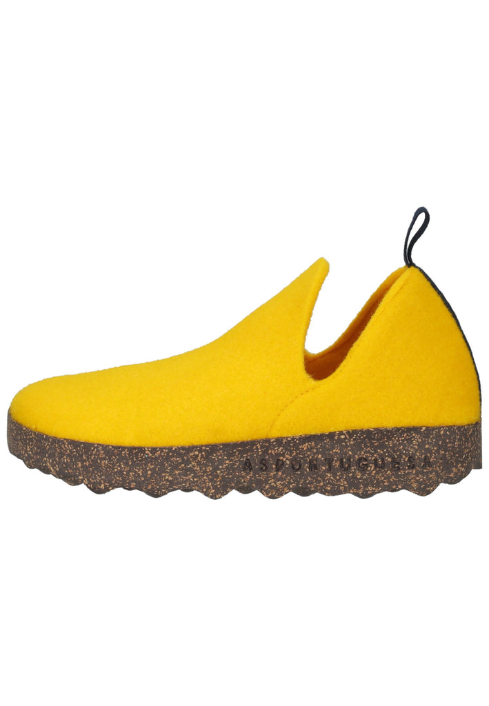 ASPORTUGUESAS Hausschuhe Filz Gelb - surf4shoes