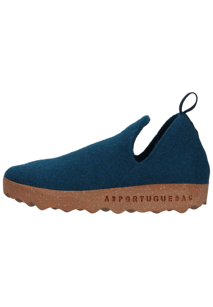 ASPORTUGUESAS Hausschuhe Filz Blau - surf4shoes