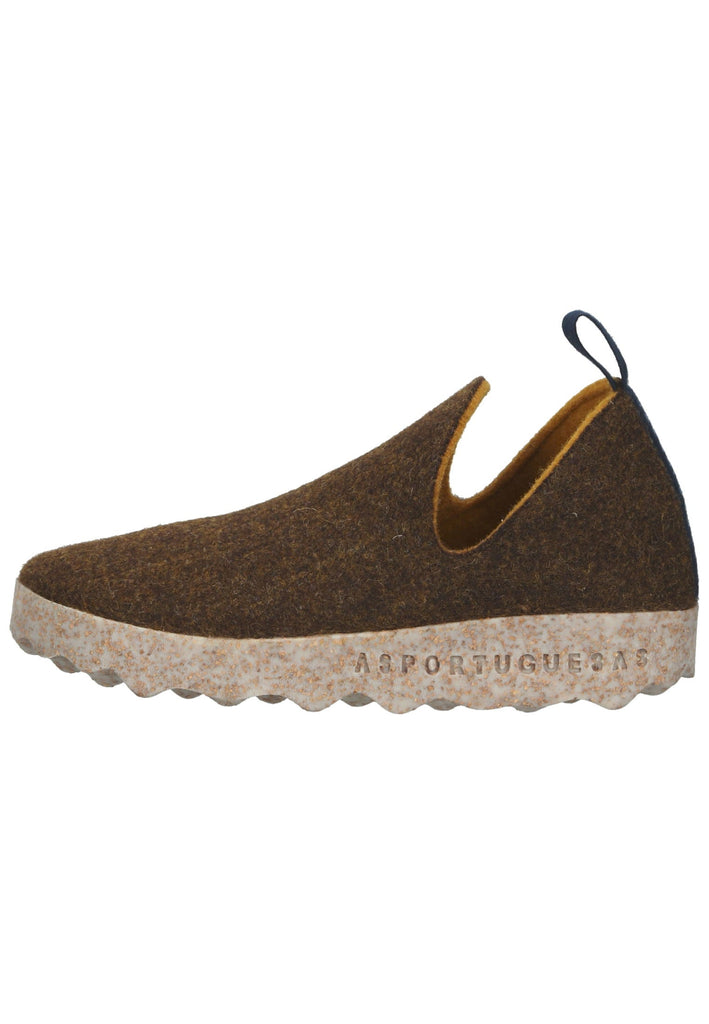 ASPORTUGUESAS Hausschuhe Filz Caramel - surf4shoes