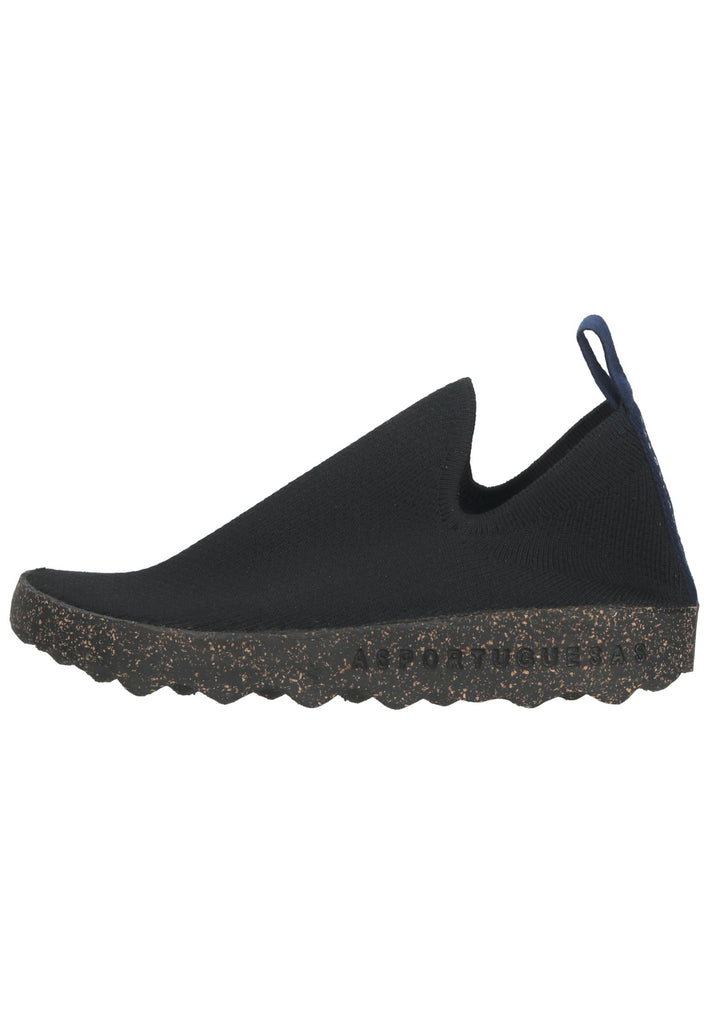ASPORTUGUESAS Hausschuhe recyceltes Polyester Schwarz - surf4shoes
