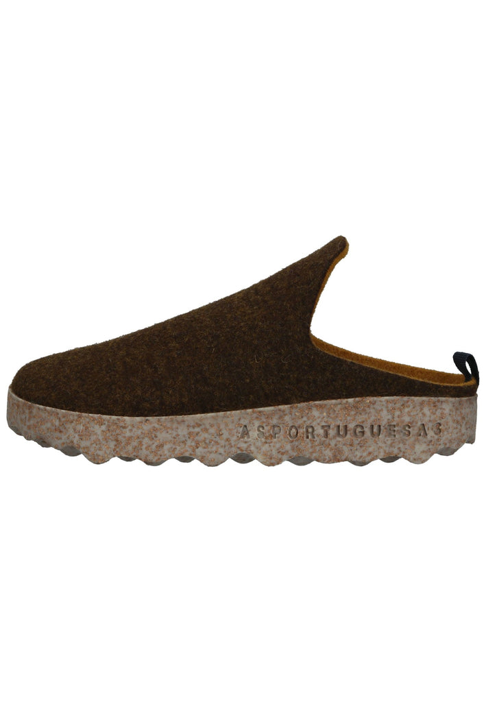 ASPORTUGUESAS Hausschuhe Filz Braun - surf4shoes
