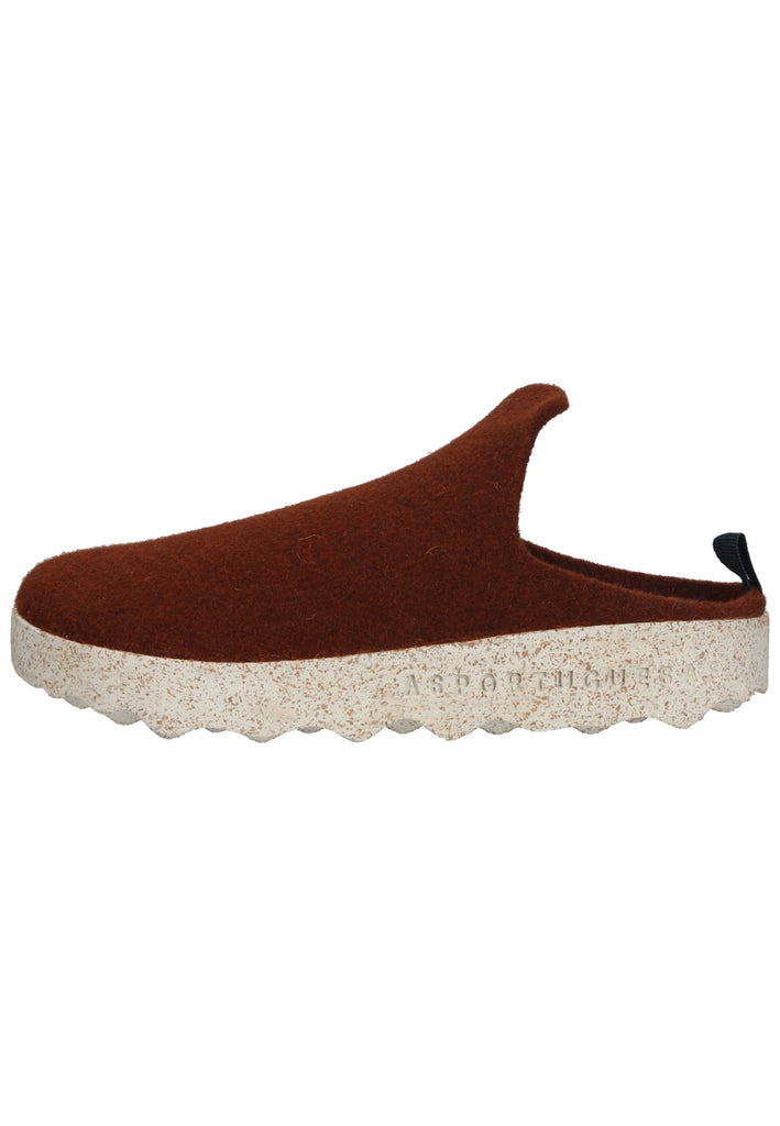 ASPORTUGUESAS Hausschuhe Filz Braun - surf4shoes