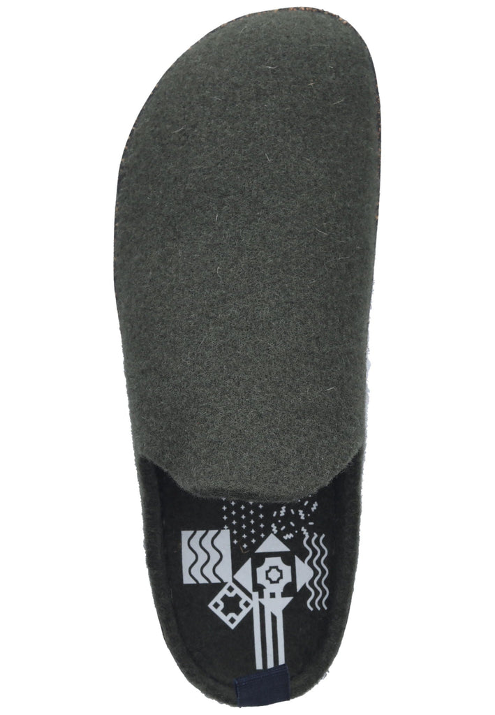 ASPORTUGUESAS Hausschuhe Filz Military - surf4shoes