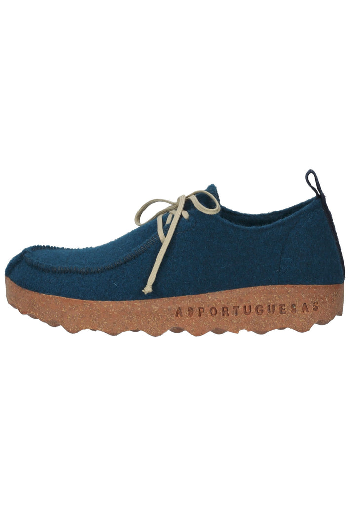 ASPORTUGUESAS Halbschuhe Filz Türkis - surf4shoes