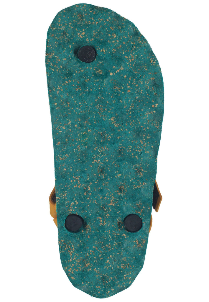 ASPORTUGUESAS Zehensteg Lederimitat Gelb - surf4shoes