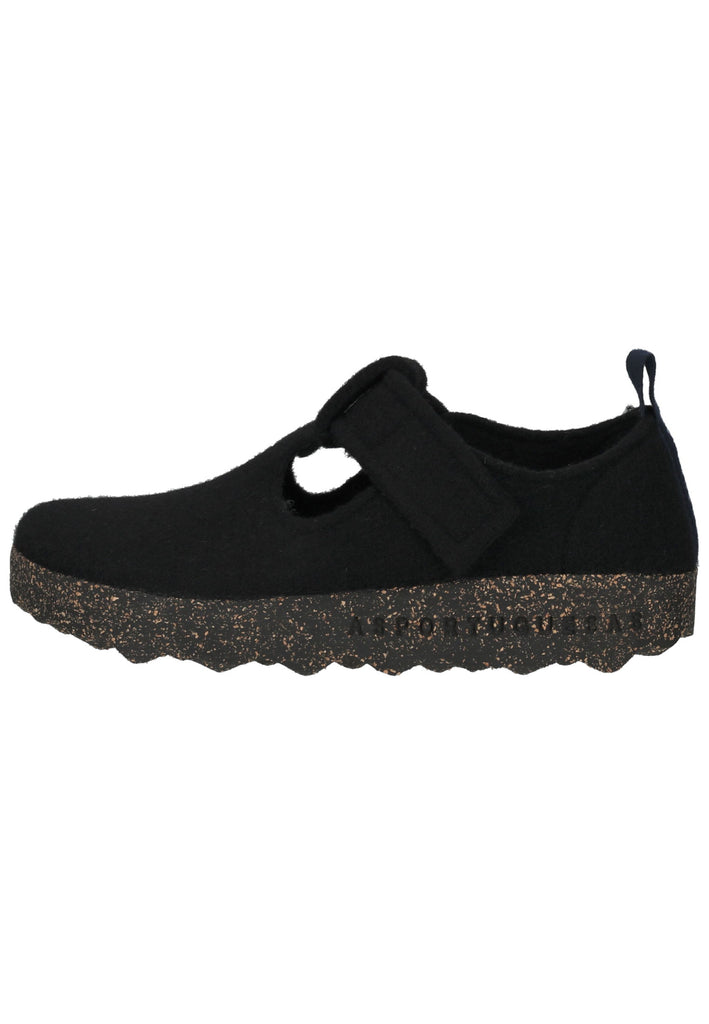 ASPORTUGUESAS Halbschuhe Filz Schwarz - surf4shoes
