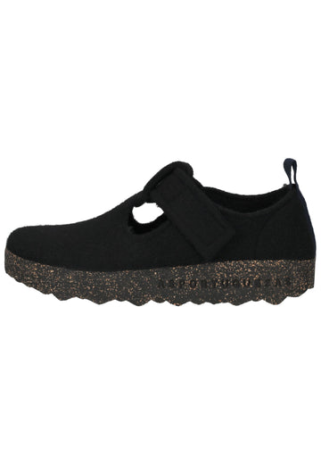 ASPORTUGUESAS Halbschuhe Filz Schwarz - surf4shoes