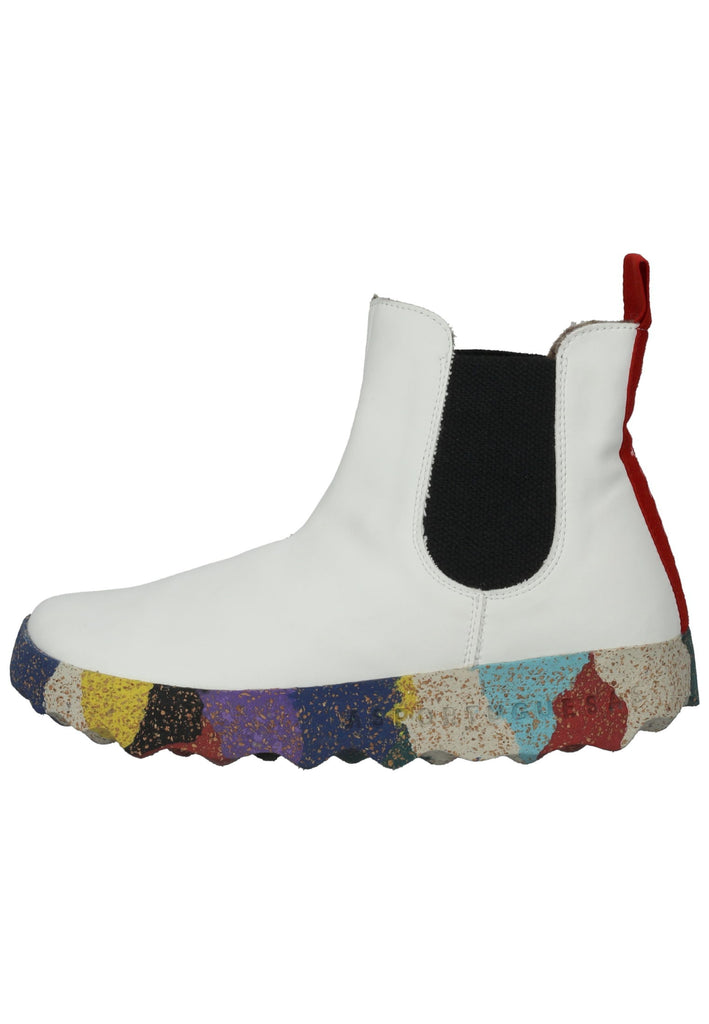 ASPORTUGUESAS Stiefelette Lederimitat Weiß Kombi - surf4shoes