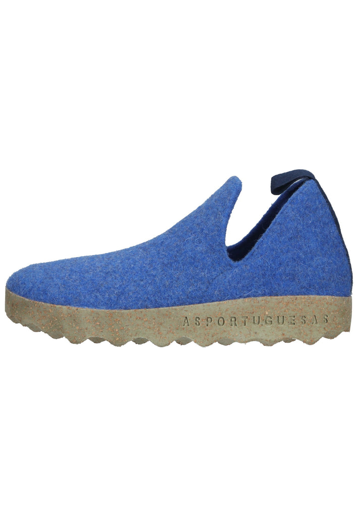 ASPORTUGUESAS Hausschuhe Filz Blau - surf4shoes