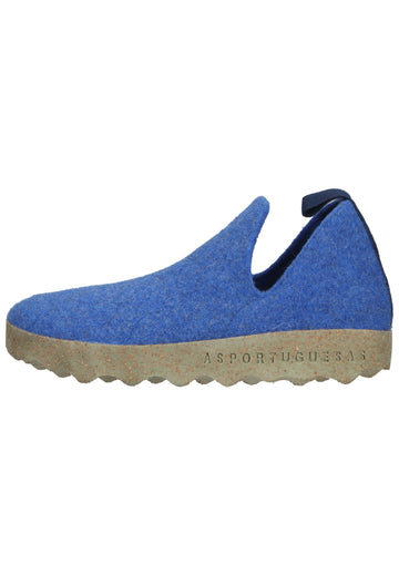 ASPORTUGUESAS Hausschuhe Filz Blau - surf4shoes