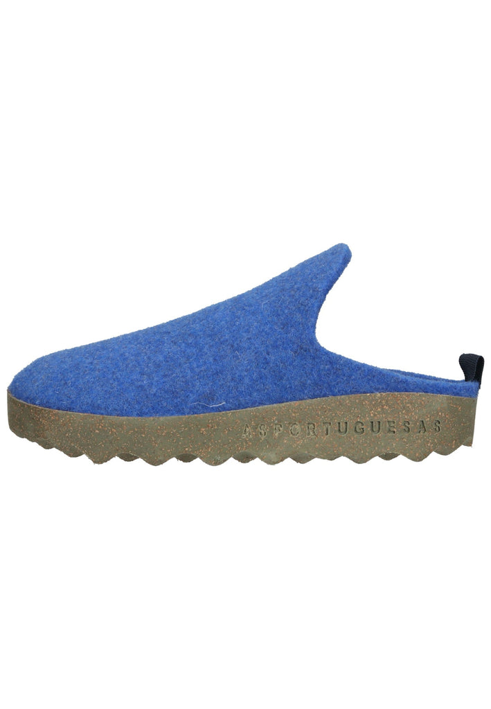 ASPORTUGUESAS Hausschuhe Filz Blau - surf4shoes