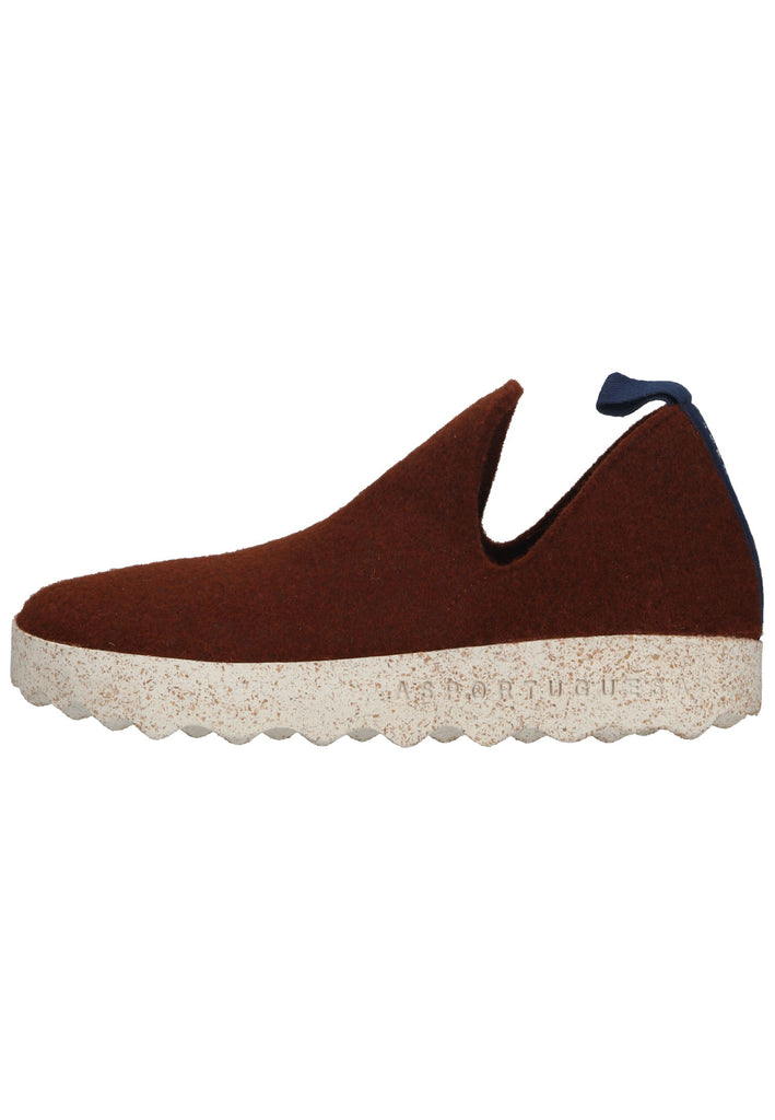 ASPORTUGUESAS Hausschuhe Filz Braun - surf4shoes