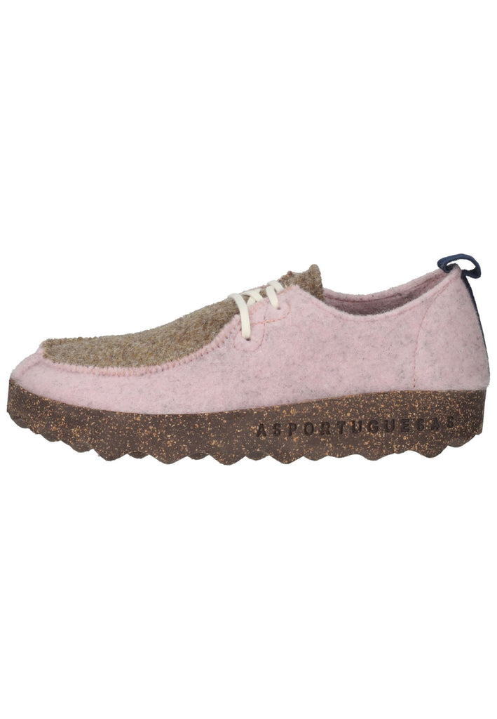 ASPORTUGUESAS Halbschuhe Filz Pink - surf4shoes