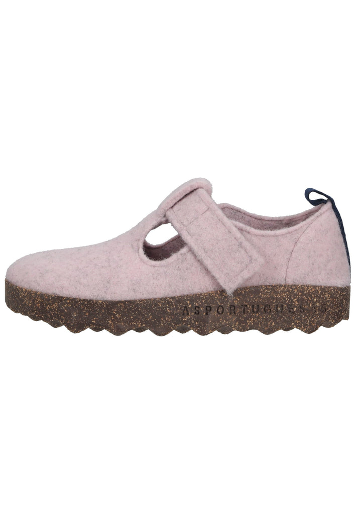 ASPORTUGUESAS Halbschuhe Filz Pink - surf4shoes