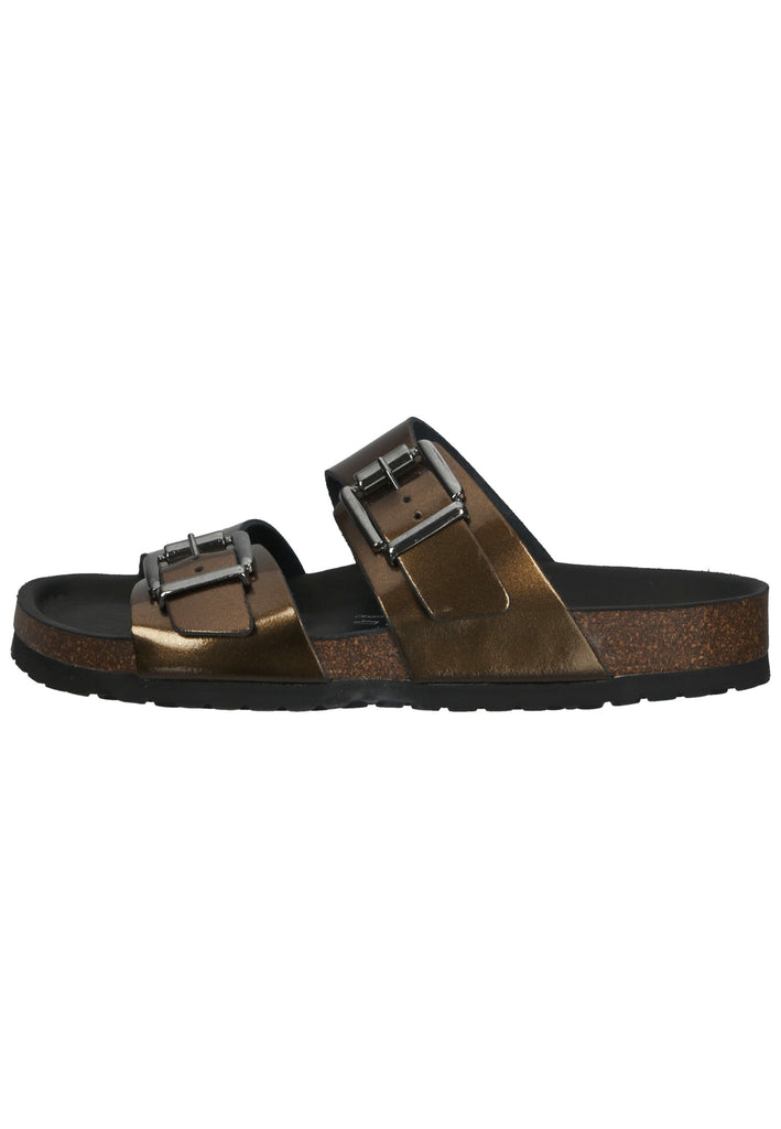 Vital Pantoletten Leder Bronze - surf4shoes